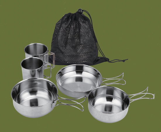 Picture of 5 piece Stainless Steel Mess Kit